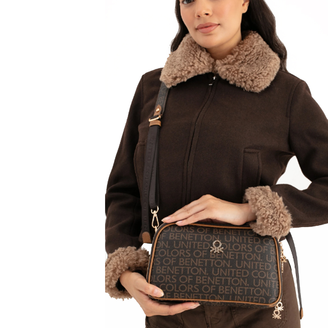 Benetton Bayan Çapraz Çanta Bnt 1638 - Kahve/Taba Benetton Bayan Çapraz Çanta Bnt 1638 - Kahve/Taba