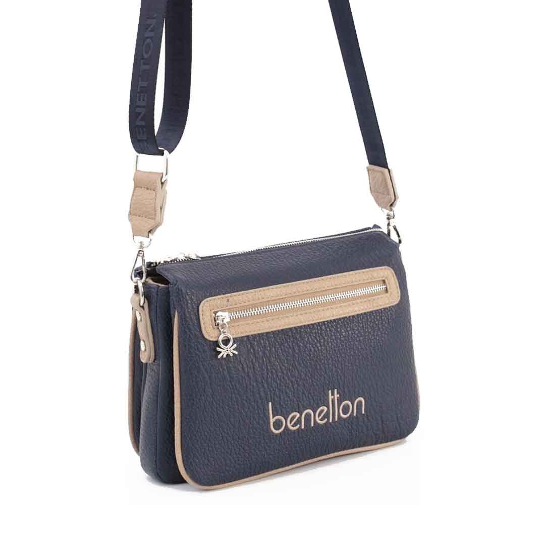 Benetton Bayan Çapraz Çanta Lacivert-Vizon Bnt 1662