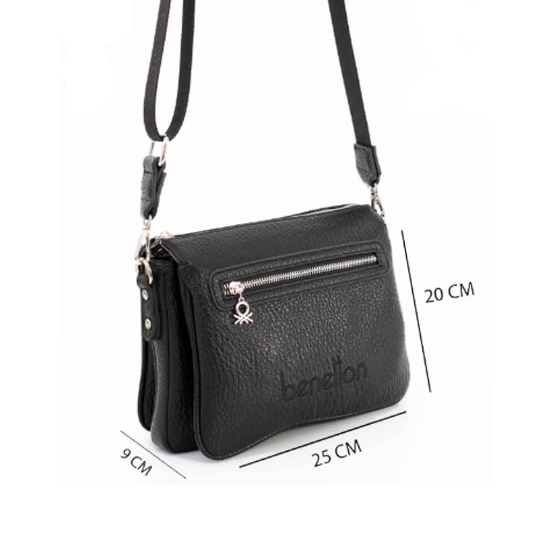 Benetton Bayan Çapraz Çanta Siyah Bnt 1662