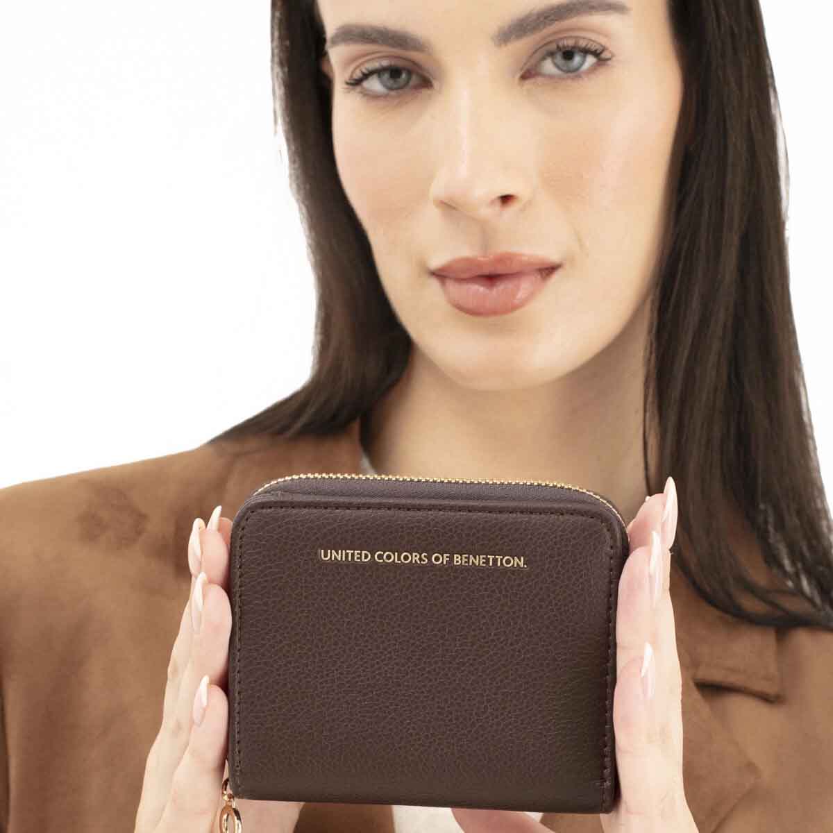 Benetton Bayan Cüzdan Bnt 1628 Kahve