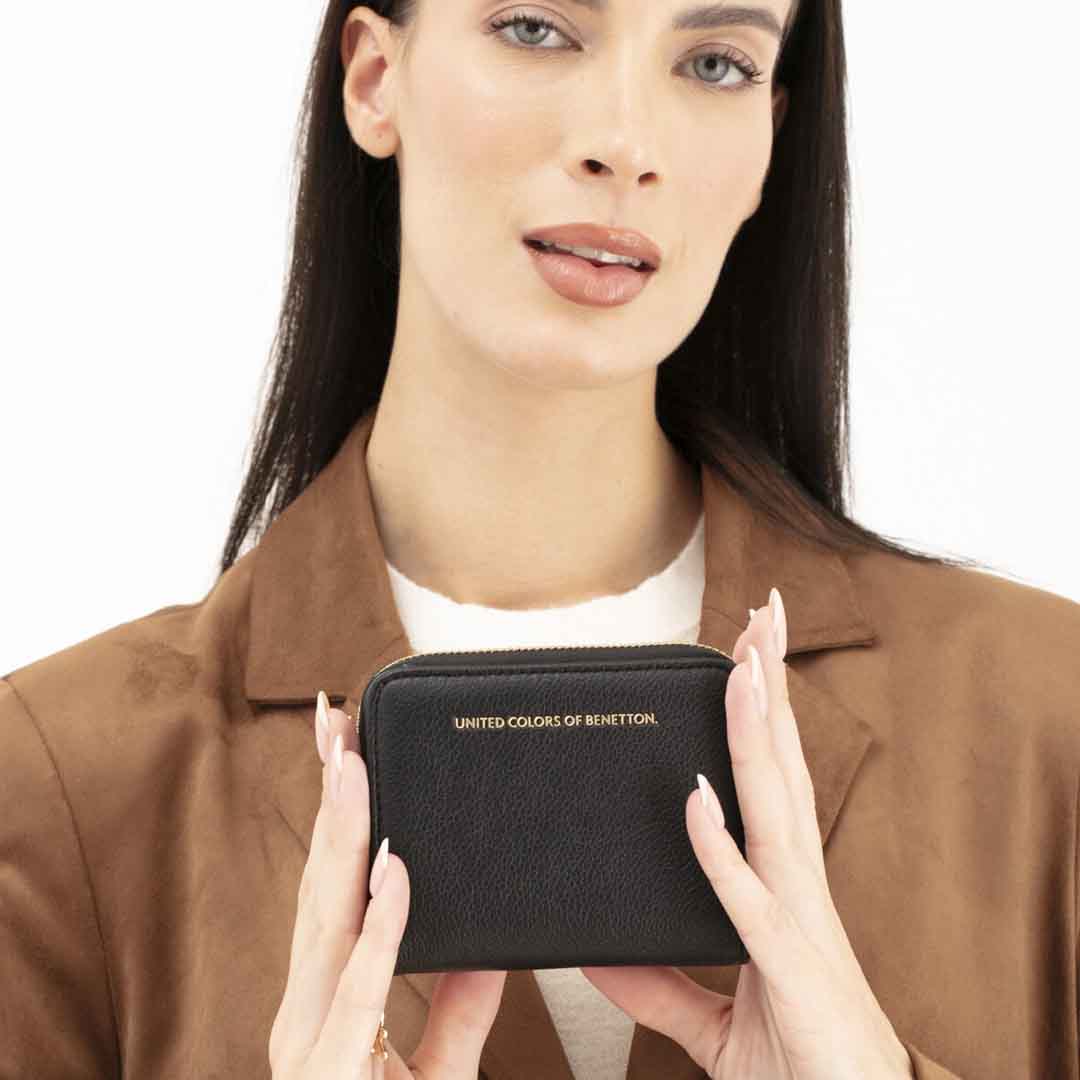 Benetton Bayan Cüzdan Bnt 1628 Siyah