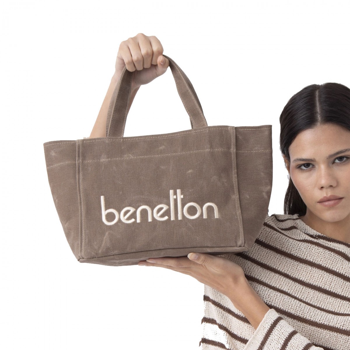 Benetton Bayan El Çanta BNT_1102 Kahve