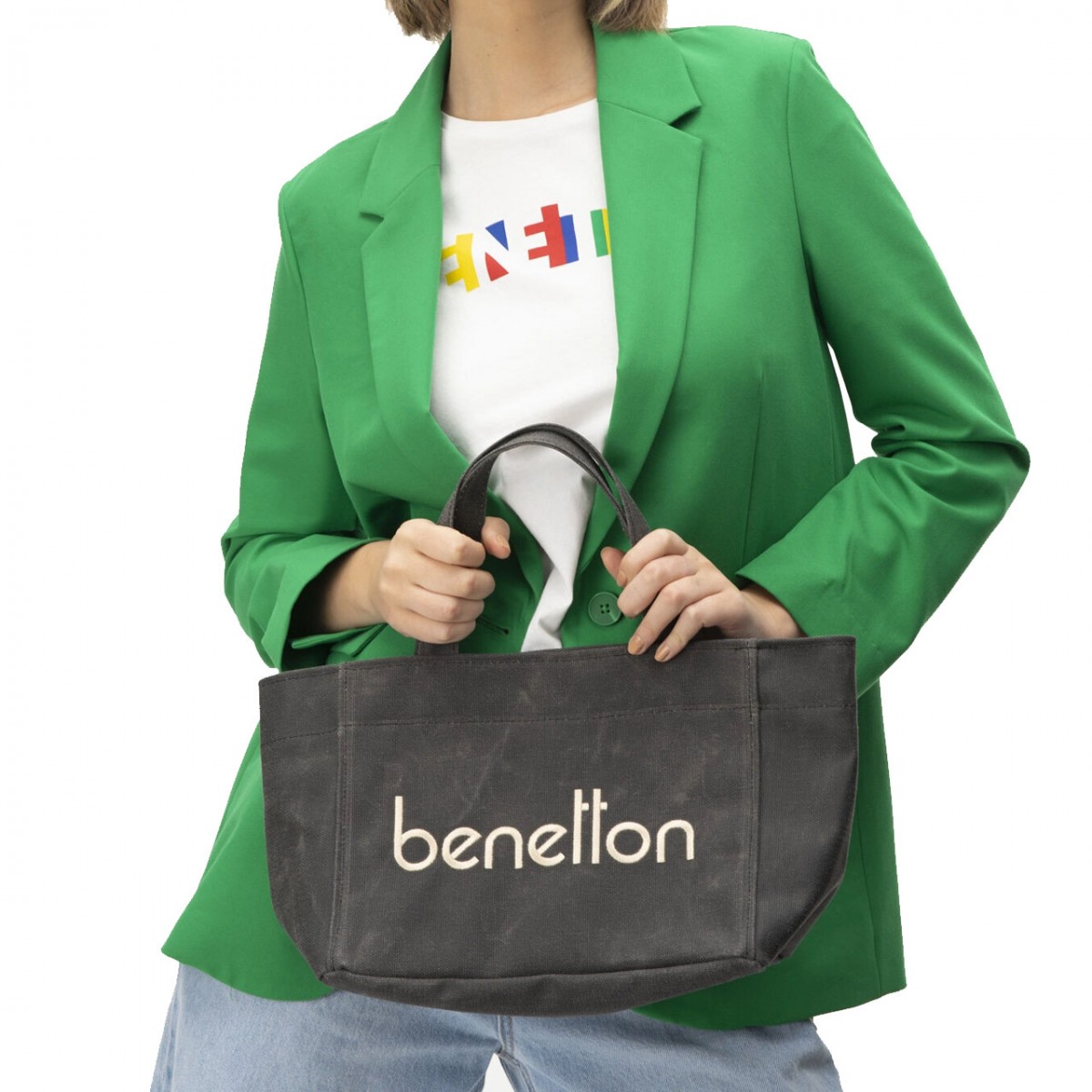 Benetton Bayan El Çanta BNT_1102 Siyah
