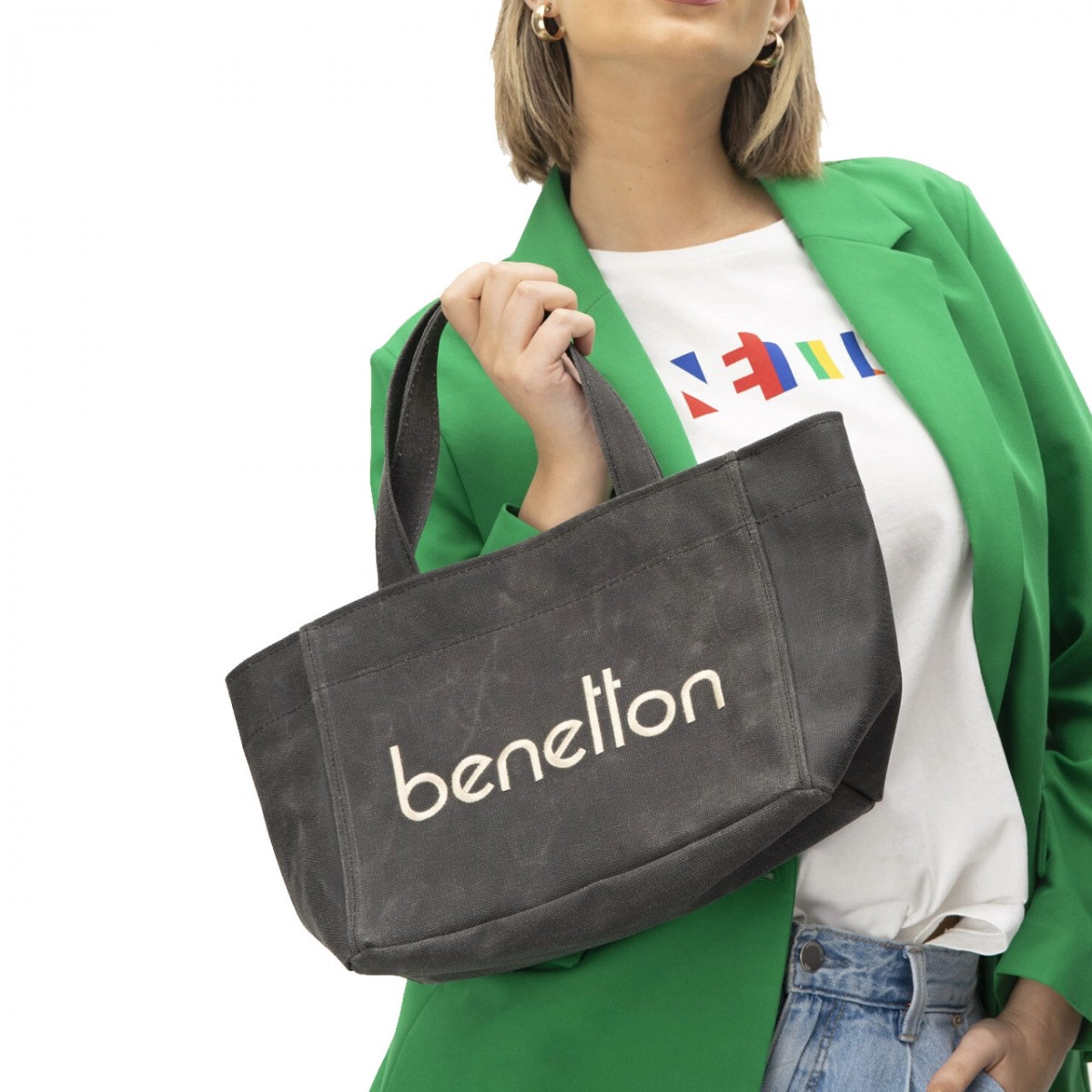 Benetton Bayan El Çanta BNT_1102 Siyah Benetton Bayan El Çanta BNT_1102 Siyah
