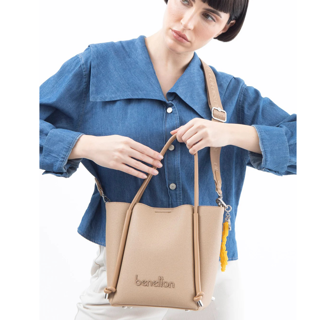 Benetton Bayan El Çantası BNT_1531 - Camel