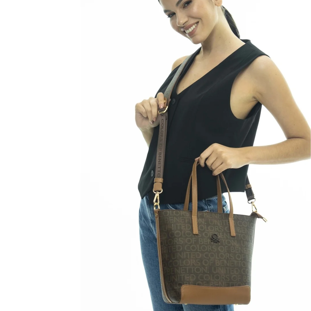 Benetton Bayan El Çantası Kahve Bnt 1127 Benetton Bayan El Çantası Kahve Bnt 1127