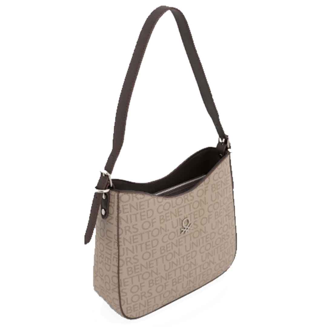 Benetton Bayan Kol Çantası Taş-Kahve Bnt 1703 Benetton Bayan Kol Çantası Taş-Kahve Bnt 1703