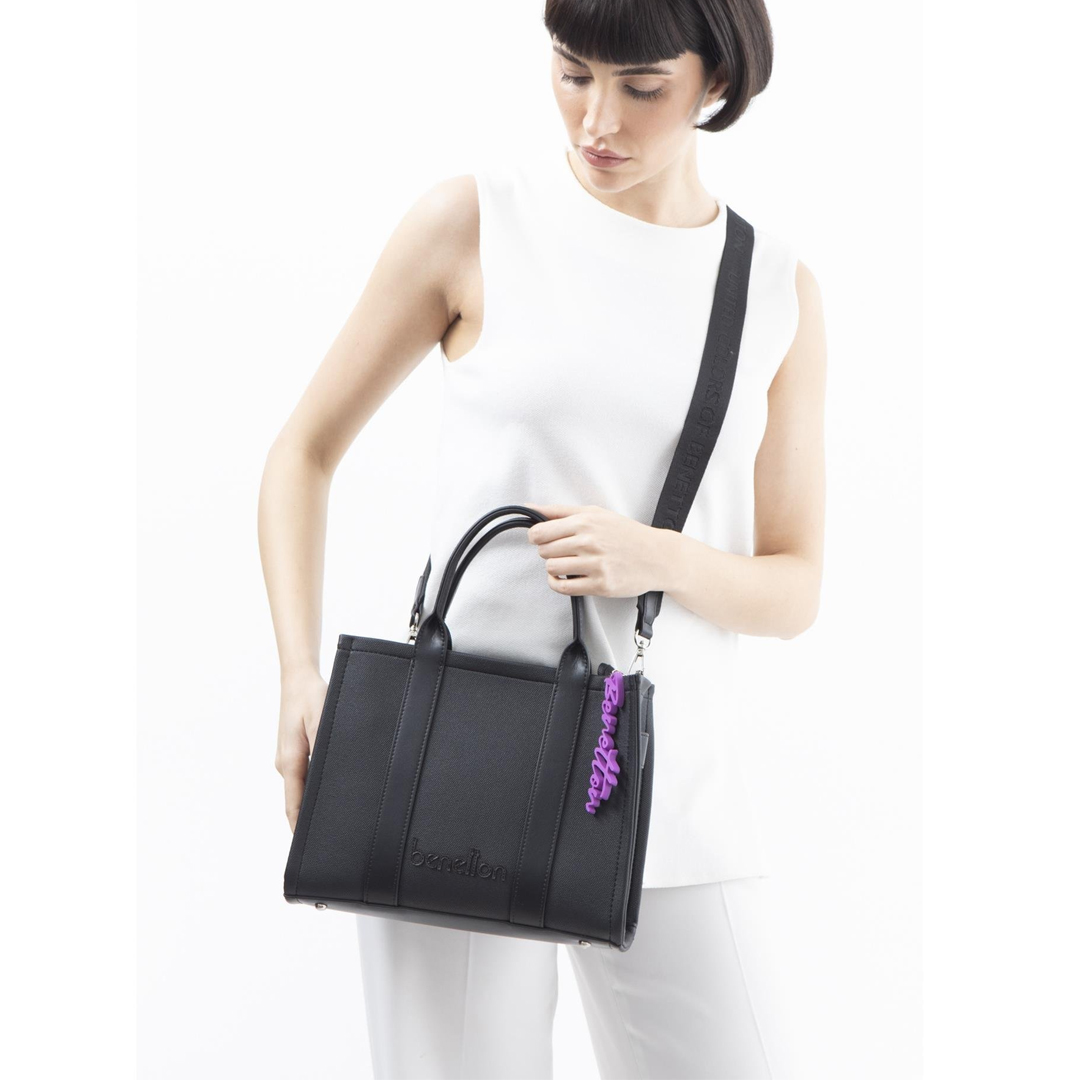 Benetton Bnt 1526 Bayan El Çantası Siyah