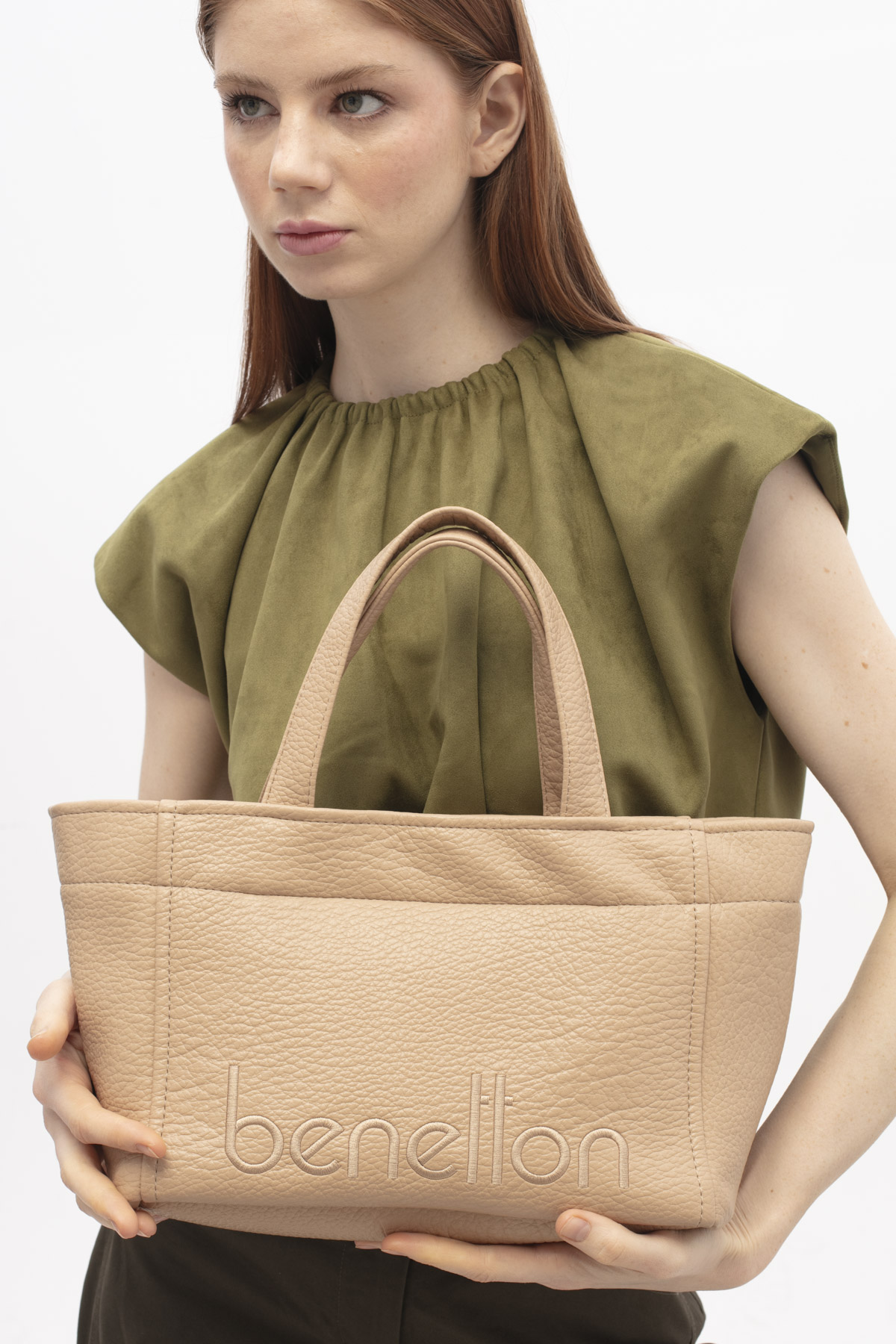 Benetton Kadın El Çantası Ten 1844 Benetton Kadın El Çantası Ten 1844