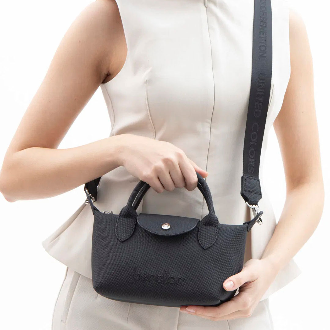 Benetton Kadın Kol Çantası BNT_1702 Siyah Benetton Kadın Kol Çantası BNT_1702 Siyah