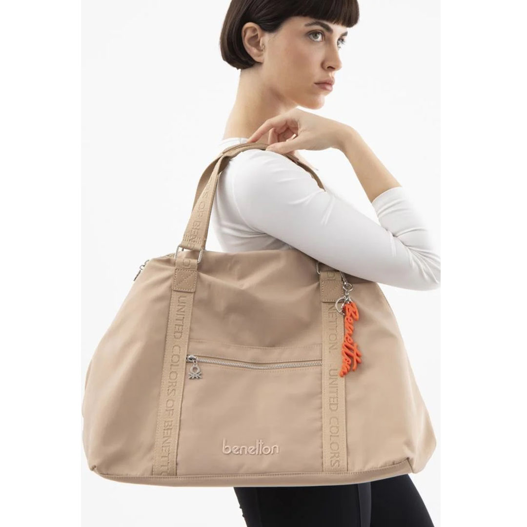 Benetton Kadın Seyahat Çantası BNT1575 Ten Benetton Kadın Seyahat Çantası BNT1575 Ten