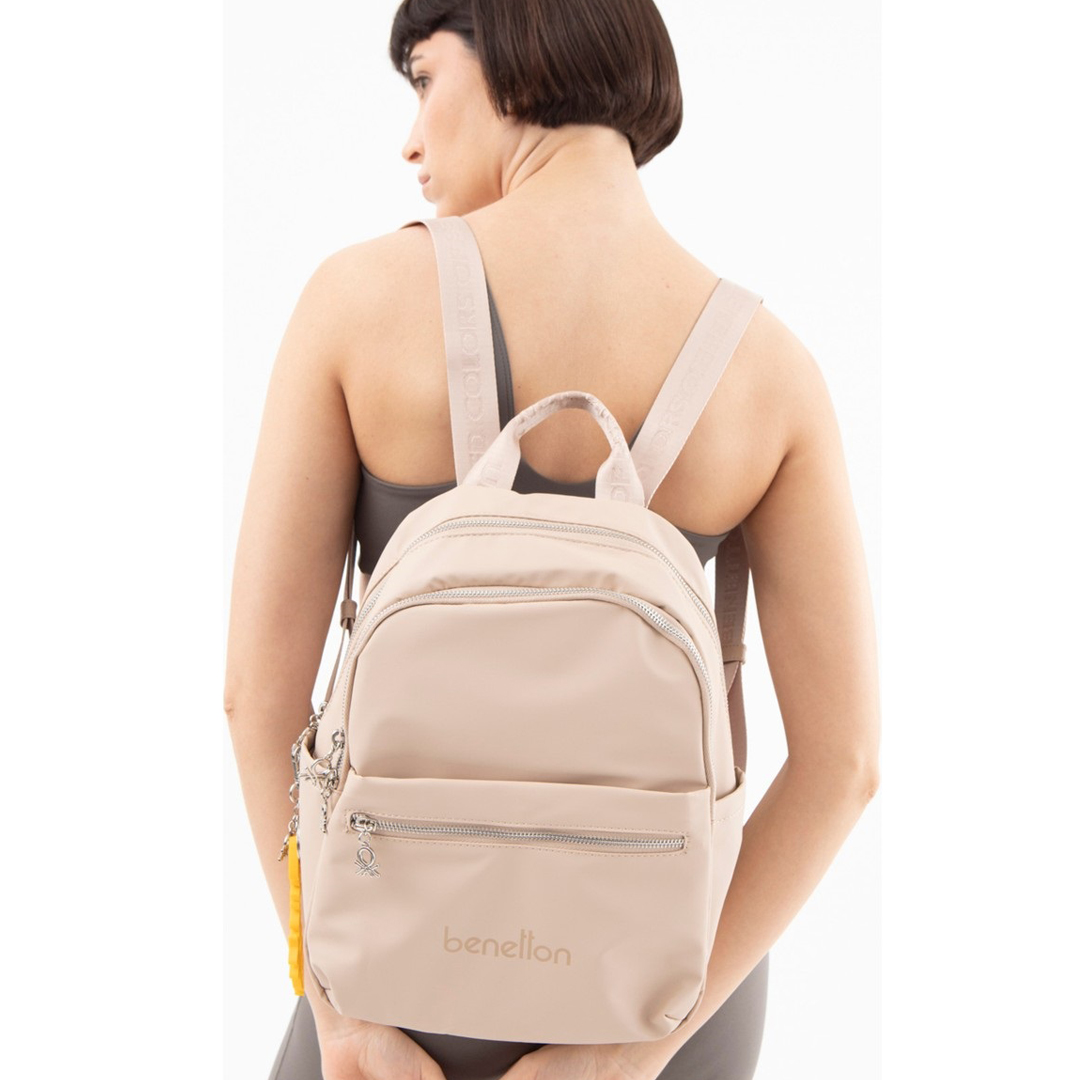 Benetton Kadın Sırt Çantası BNT_1576 Ten Benetton Kadın Sırt Çantası BNT_1576 Ten