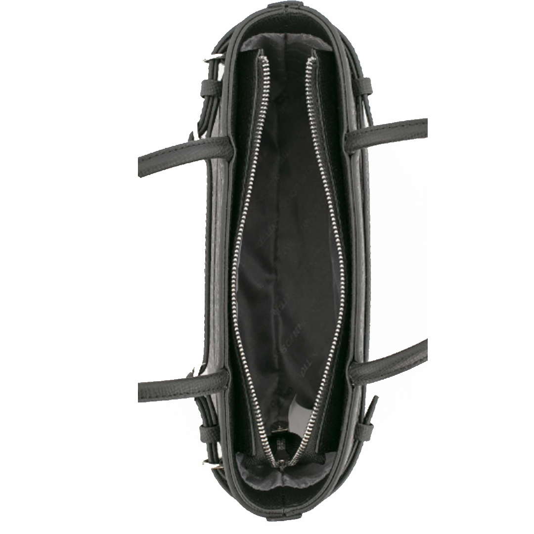 Benetton Monogram Bayan Omuz Çantası Bnt 1663 Siyah