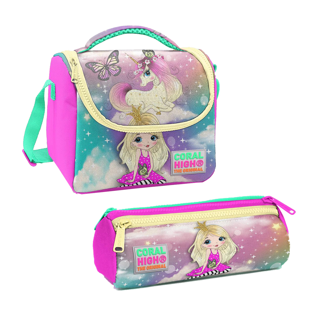 Coral High Kids Thermo Beslenme Çantası 11733 + Kalem Çantası 22033