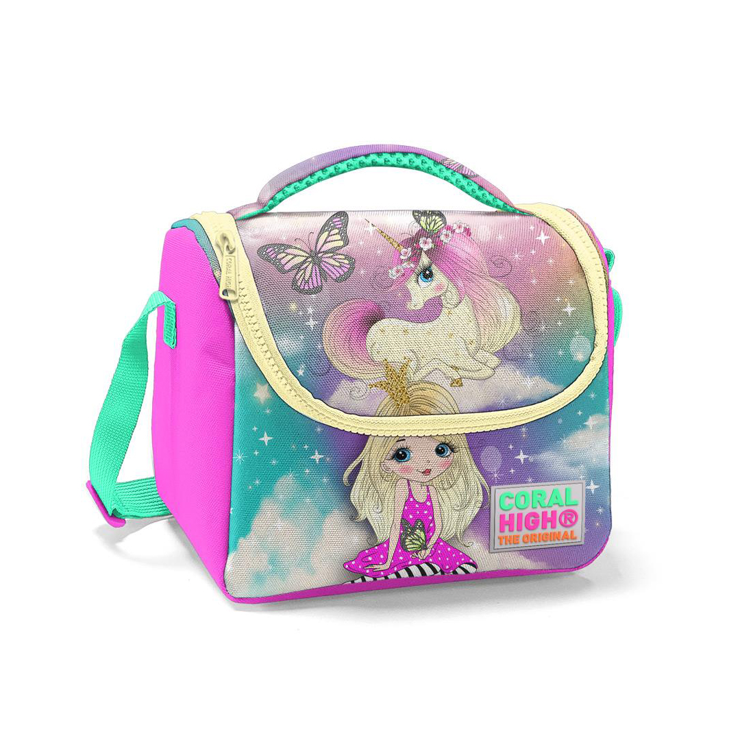 Coral High Kids Unicorn Desenli Thermo Beslenme Çantası 11733