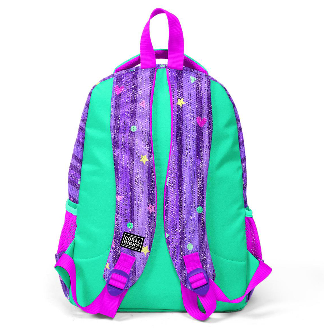 Coral High Kids Unicorn Desenli Üç Bölmeli Okul Sırt Çantası 23487