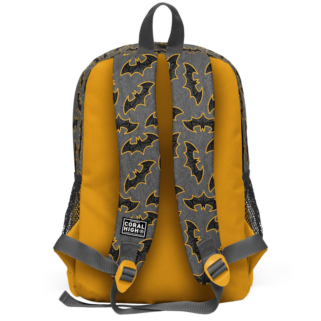 Coral High Kids Yarasa Desenli Dört Bölmeli Okul Sırt Çantası 23721
