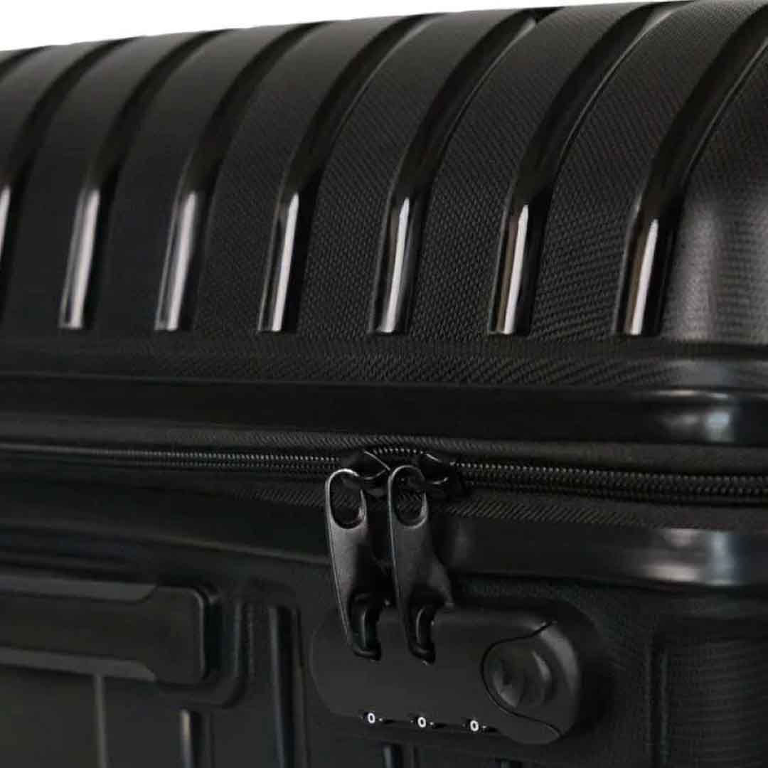 GROUND 10663 Vanille Gar 3'lü Valiz Seti -Kemik Gold