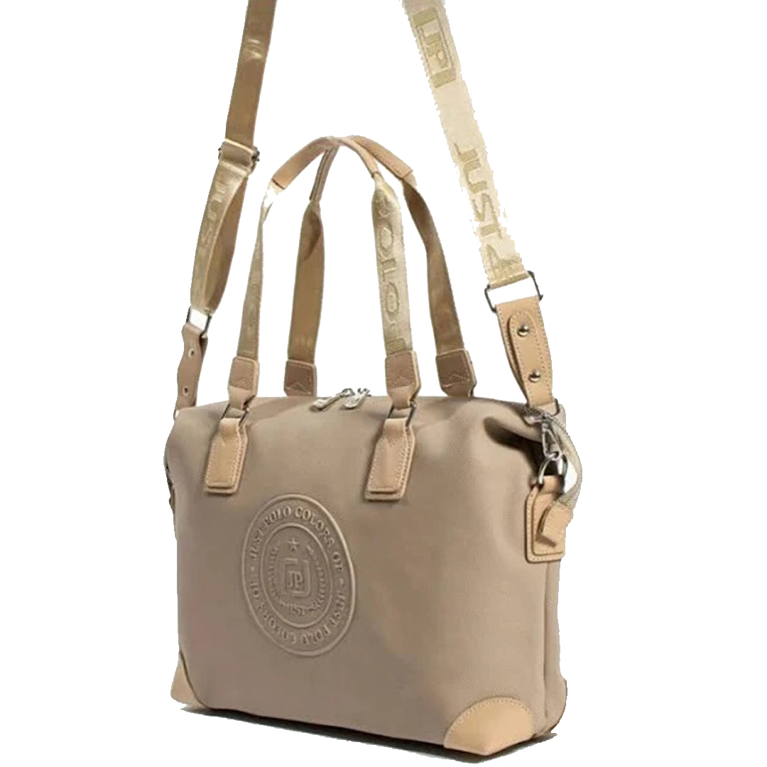 Just Polo Kadın Spor Çantası Büyük Boy JP6011 Vizon Just Polo Kadın Spor Çantası Büyük Boy JP6011 Vizon