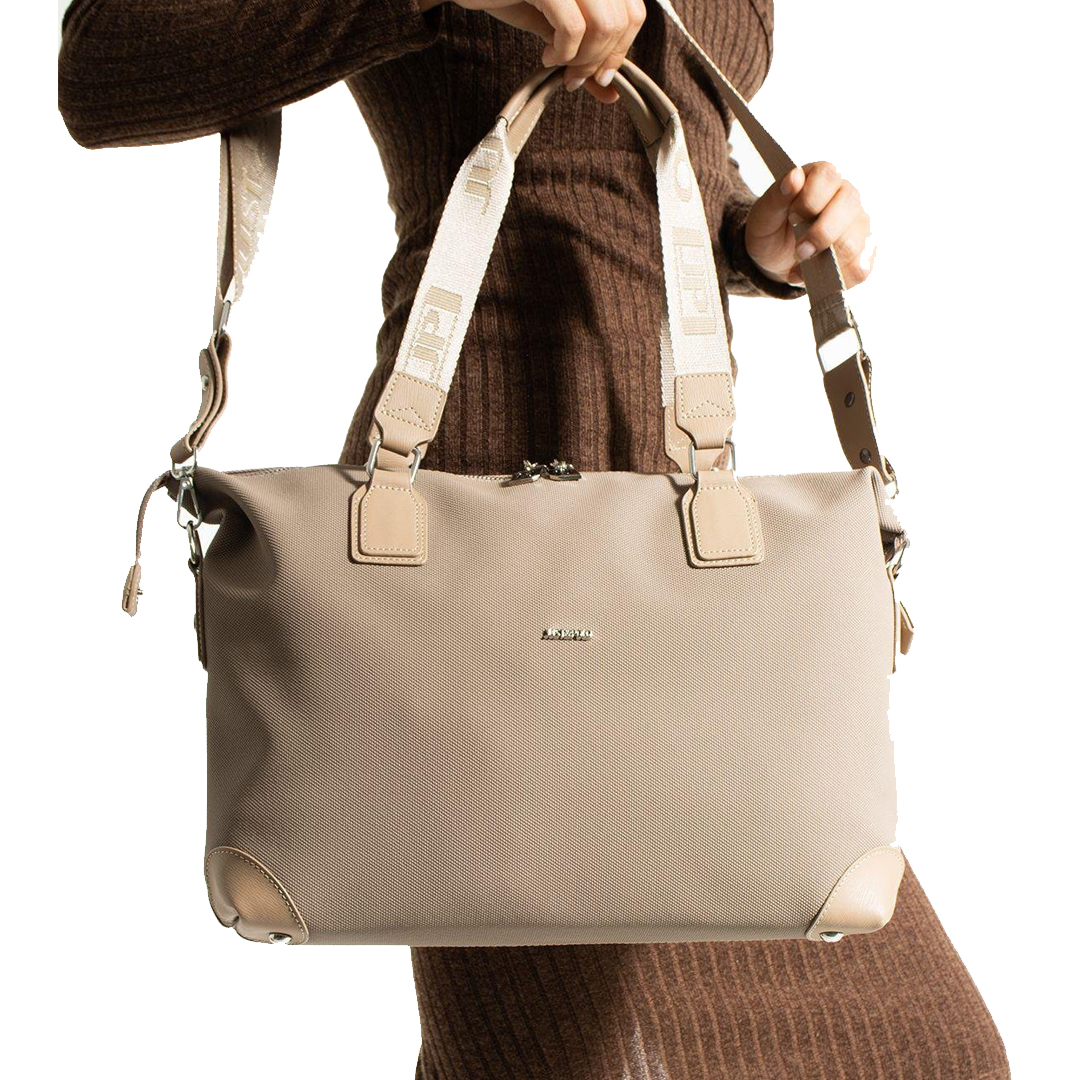 Just Polo Kadın Spor Çantası Büyük Boy JP6011 Vizon Just Polo Kadın Spor Çantası Büyük Boy JP6011 Vizon