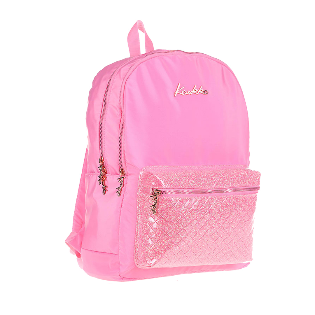 Kaukko Bright Sırt Çantası Kapitone-Pembe K1516 Kaukko Bright Sırt Çantası Kapitone-Pembe K1516