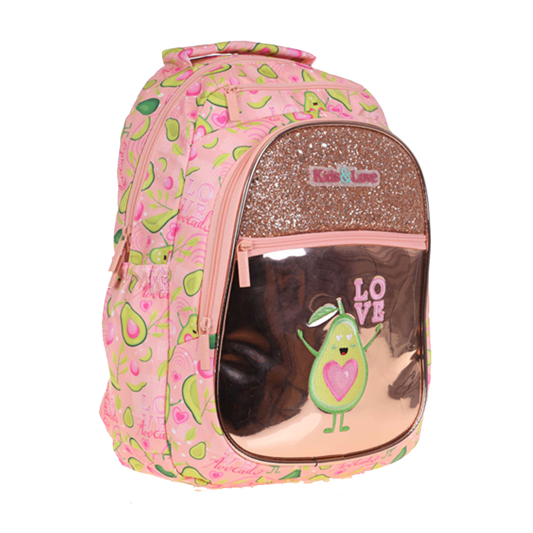 Kaukko Kids&Love Sırt Çantası Aynalı-Taşlı Avocad L5096 Kaukko Kids&Love Sırt Çantası Aynalı-Taşlı Avocad L5096