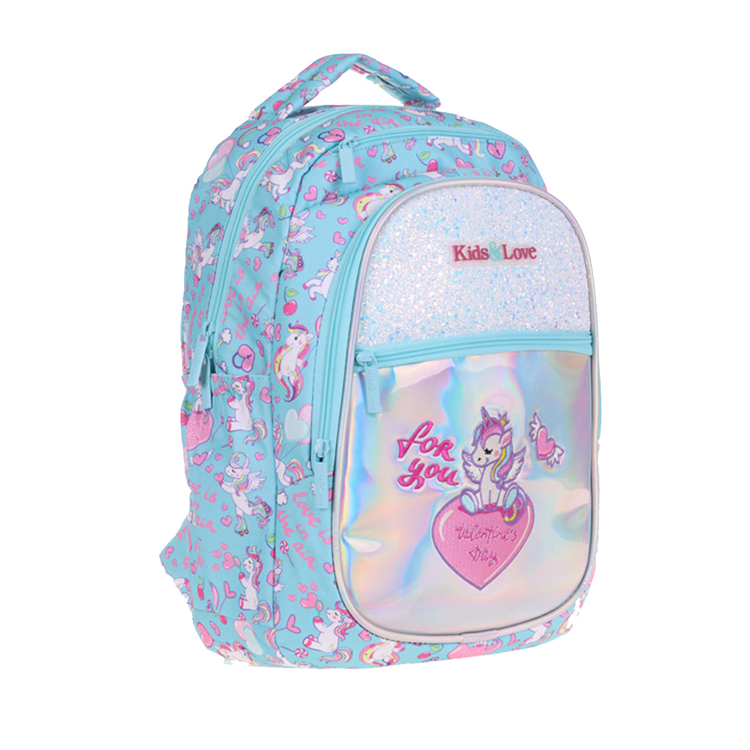 Kaukko Kids&Love Sırt Çantası Aynalı-Taşlı Unıcor L5094 Kaukko Kids&Love Sırt Çantası Aynalı-Taşlı Unıcor L5094