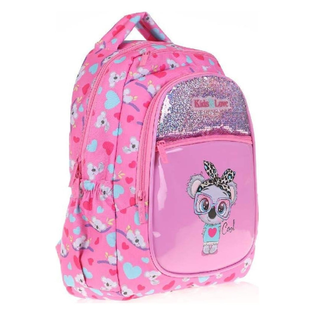 Kaukko Kids&love Sırt Çantası (Pullu-Rugan Koala)