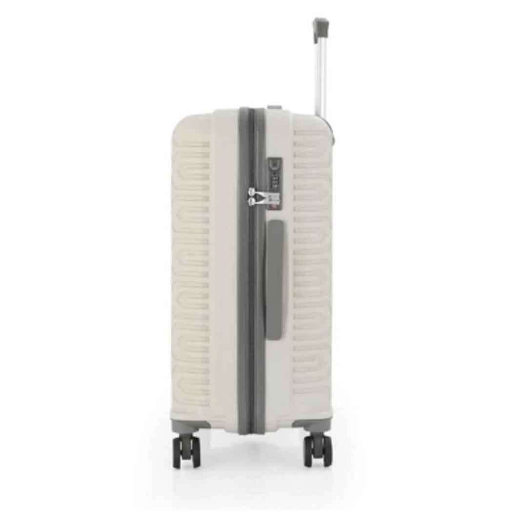 MÇS Üçlü Polipropilen Valiz Seti V377 - Kemik Gri