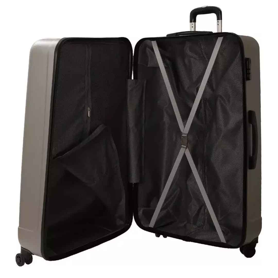 Mçs Battal Boy Abs Valiz V202-B 85 cm Gri