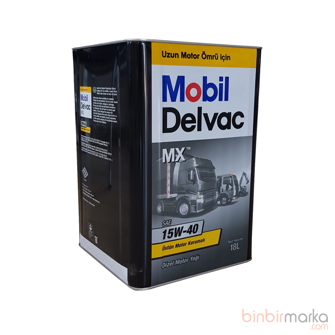 Mobil Delvac MX 15W40 Teneke 18 Litre (Ü:2022)