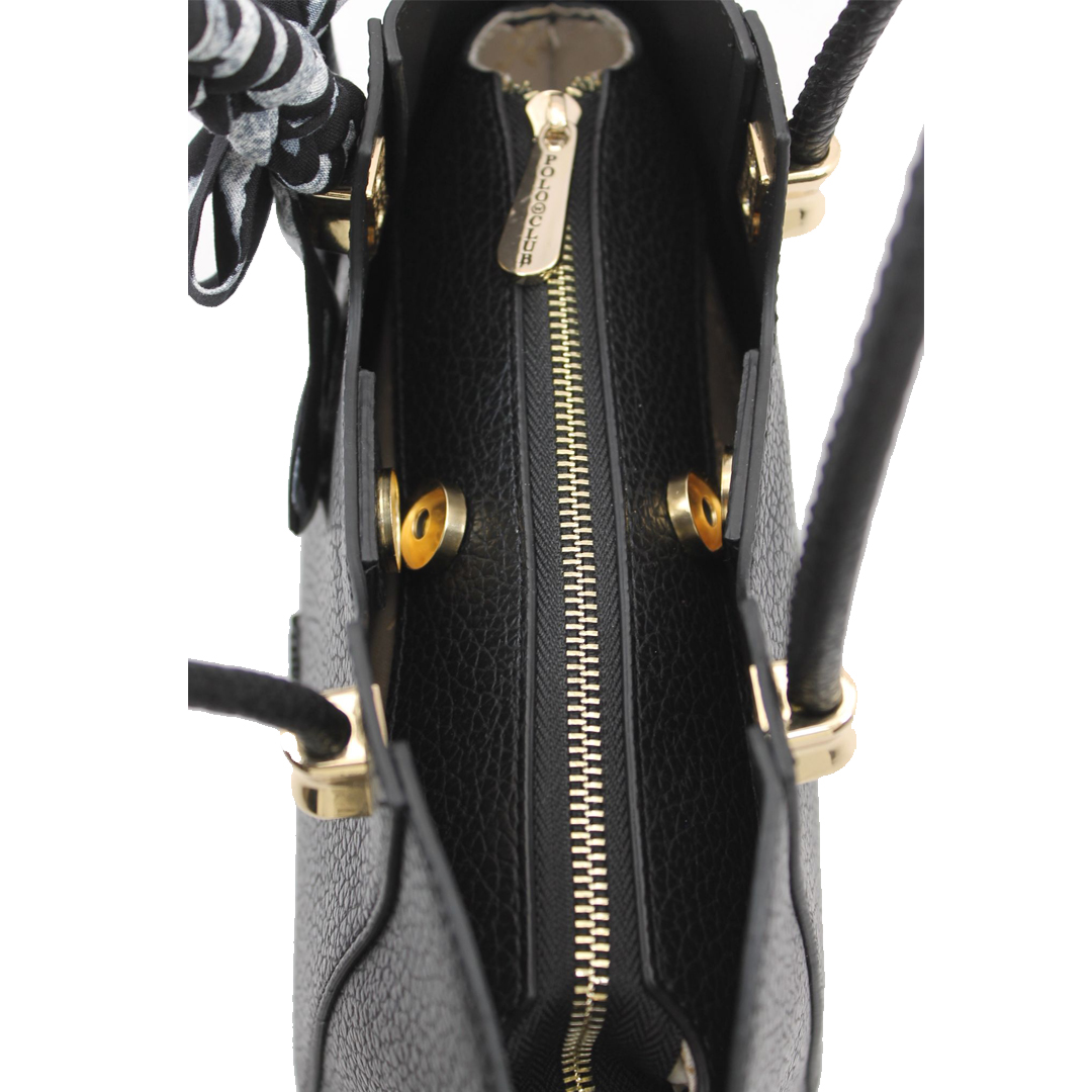 Polo Club Yeni Sezon Bayan Küçük El / Omuz Çantası Siyah Polo Club Yeni Sezon Bayan Küçük El / Omuz Çantası Siyah