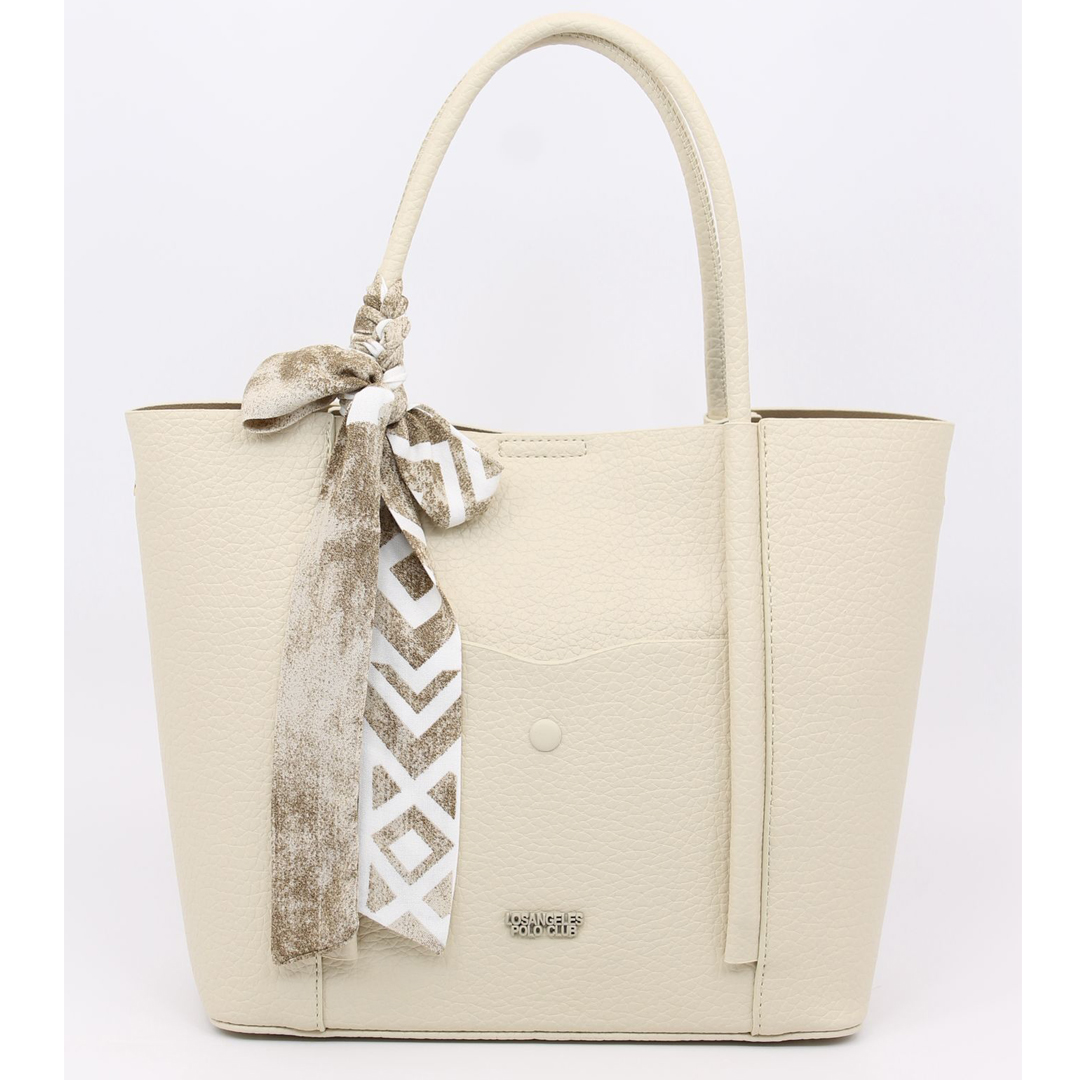 Polo Clup Yeni Sezon Bayan El Çantası Krem