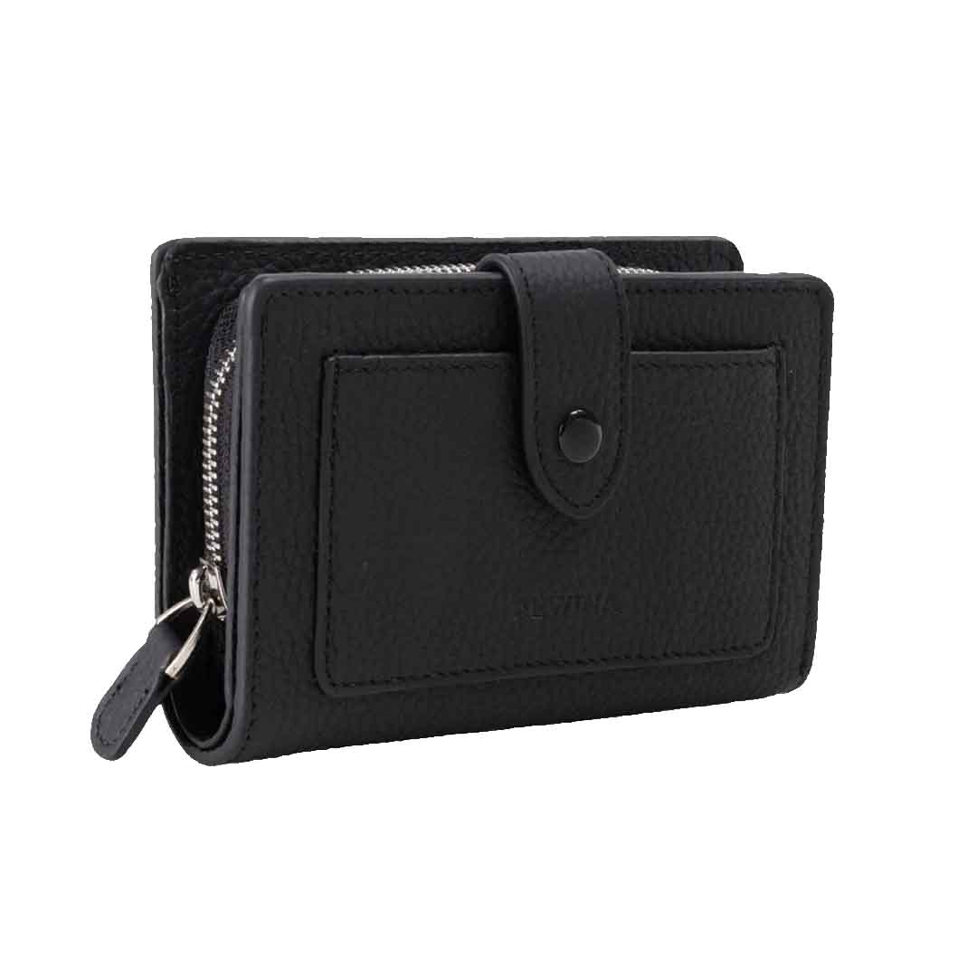 REWİNA 9729 Hakiki Deri BayanCüzdan Portföy Siyah