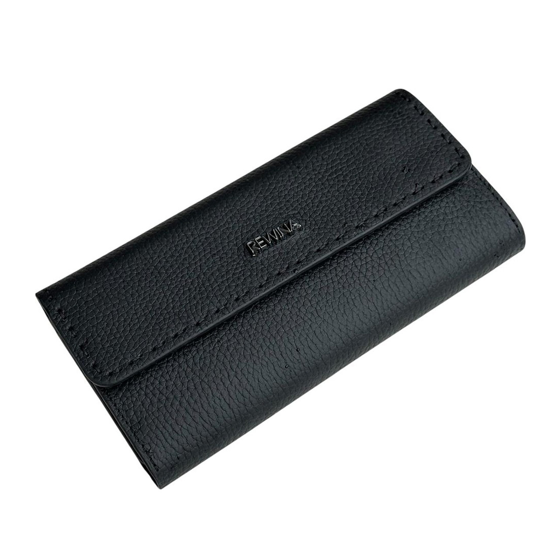 Rewina Siyah Deri Spor Dikişli Gizli Mıknatıslı Kadın Portföy Cüzdan 9706 Rewina Siyah Deri Spor Dikişli Gizli Mıknatıslı Kadın Portföy Cüzdan 9706
