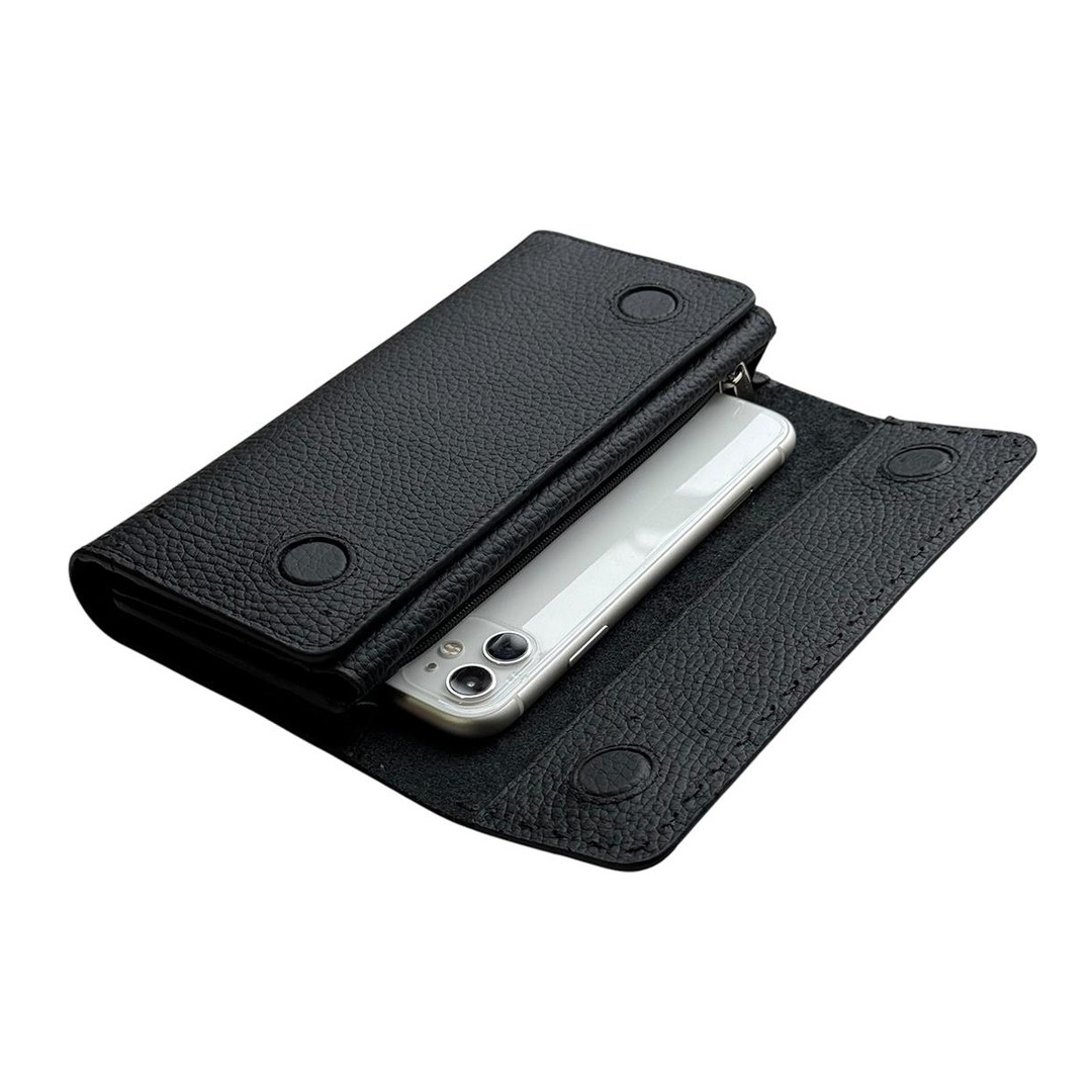 Rewina Siyah Deri Spor Dikişli Gizli Mıknatıslı Kadın Portföy Cüzdan 9706 Rewina Siyah Deri Spor Dikişli Gizli Mıknatıslı Kadın Portföy Cüzdan 9706