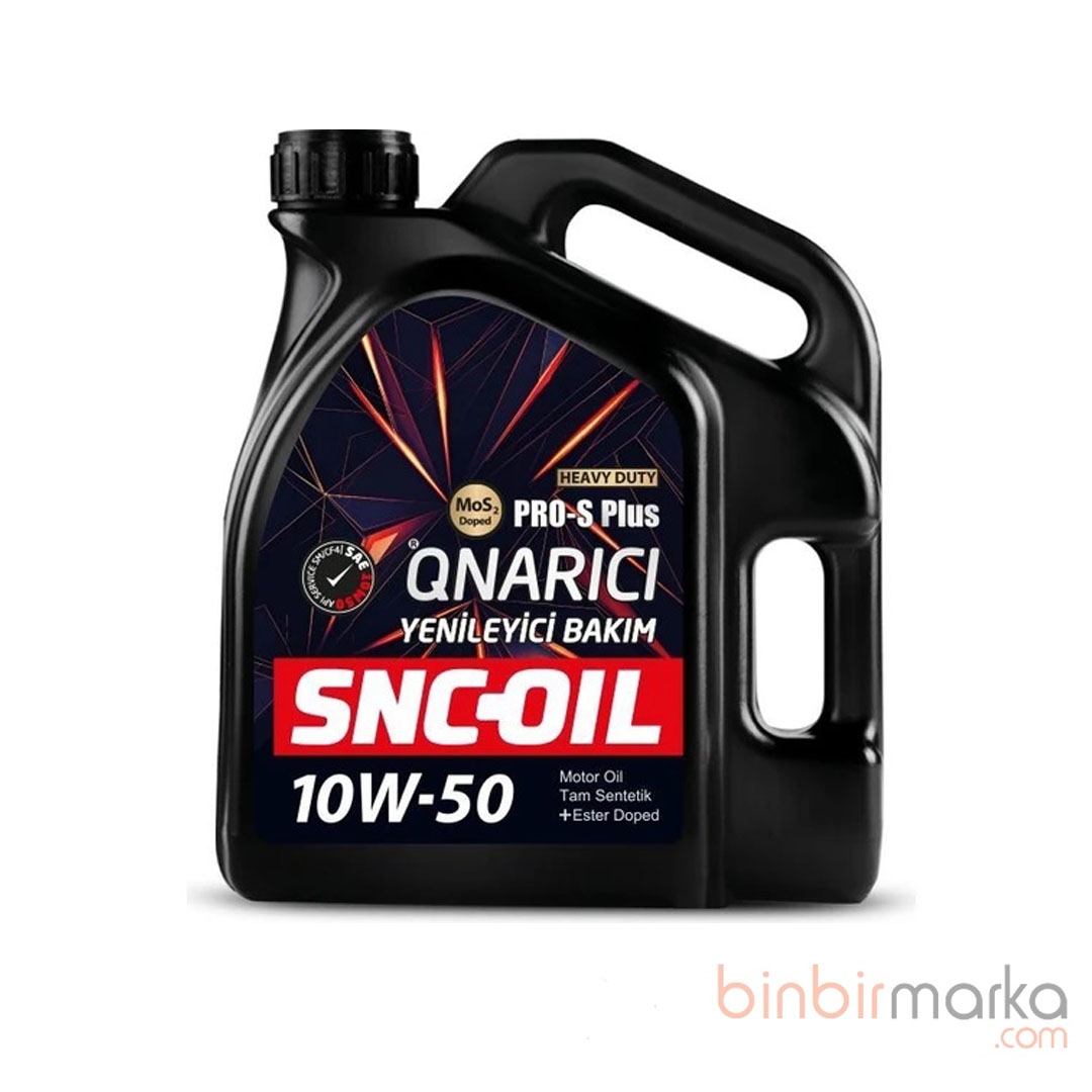 Snc Oil 10W-50 Pro-S Plus Yenileyici Bakım 4 Litre Motor Yağı (Üretim : 2022 )