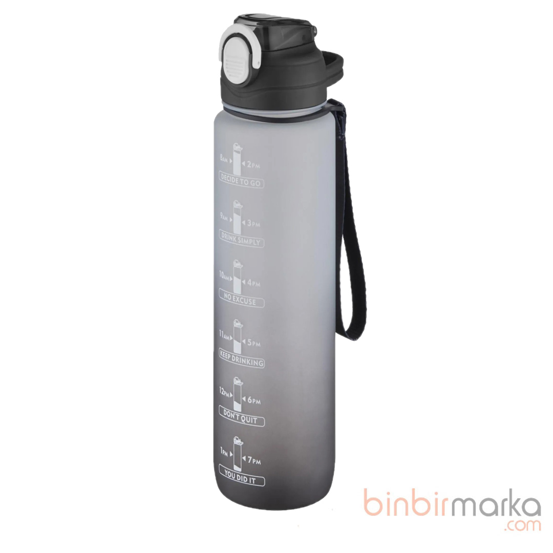 Vagonlife 1000ml Matara Pipetli Sticker Hediyeli Çift Renk 2219