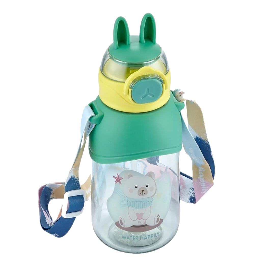 Vagonlife Boyun Askılı Pipetli Kilitli Kapak 650 Ml Matara Yeşil Vagonlife Boyun Askılı Pipetli Kilitli Kapak 650 Ml Matara Yeşil