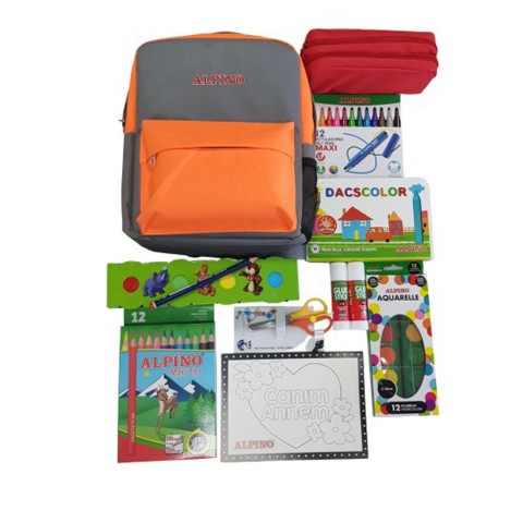 Alpino Okul Kırtasiye Set Özel Çantalı