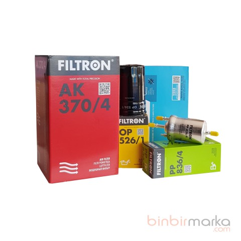 Audi A3 1.6 filtre bakım seti (FİLTRON)