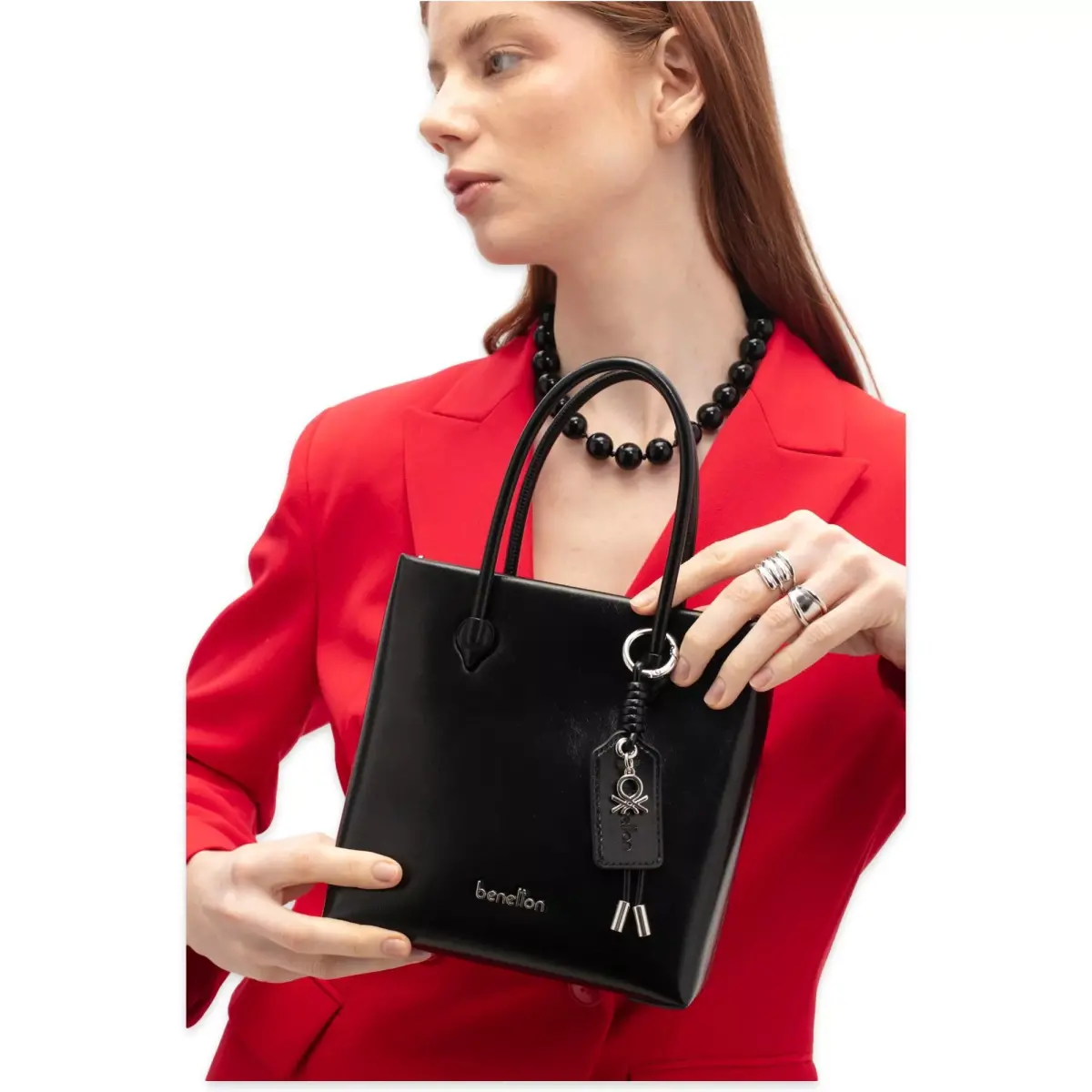 Benetton 20X19X8 Siyah Kadın Çanta 1753