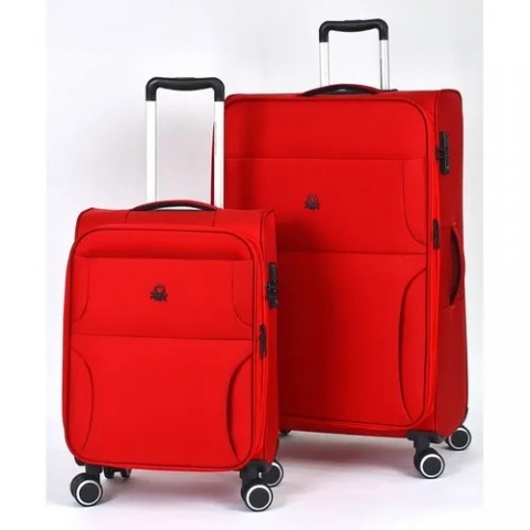 Benetton BNT2500 Ultra Light Kumaş Büyük-Orta-Kabin Boy Valiz Set