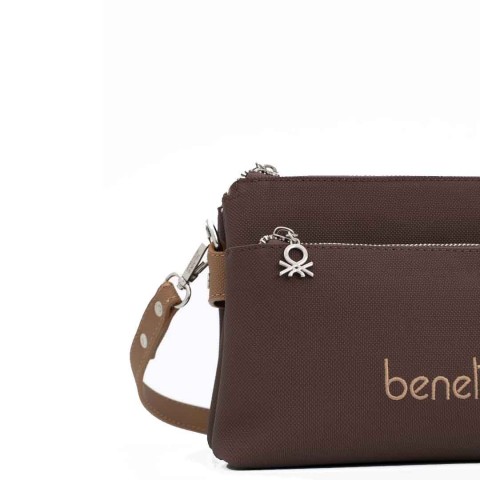 Benetton Bayan Çapraz Çanta Kahve-Camel BNT1667