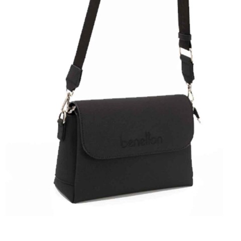 Benetton Bayan Çapraz Çanta Siyah BNT1677