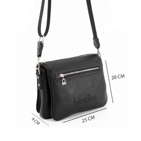 Benetton Bayan Çapraz Çanta Siyah Bnt 1662
