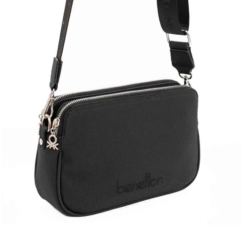 Benetton Bayan Çapraz Çanta Siyah Bnt1666