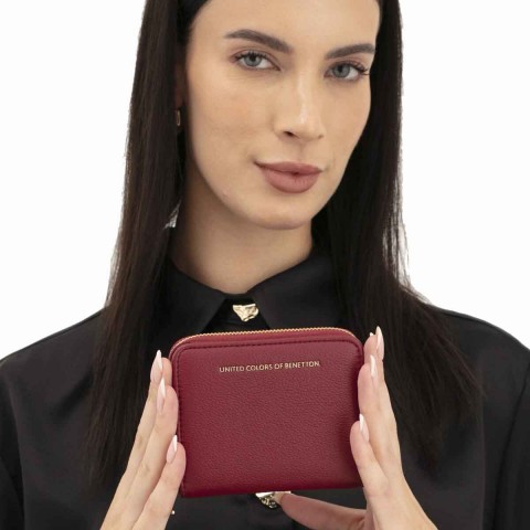 Benetton Bayan Cüzdan Bnt 1628 Bordo