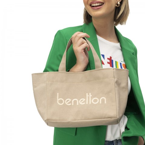Benetton Bayan El Çanta BNT_1102 Kum