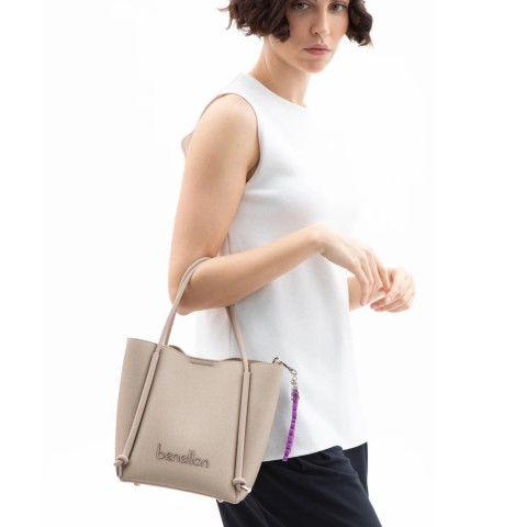 Benetton Bayan El Çantası BNT_1531 - Bej